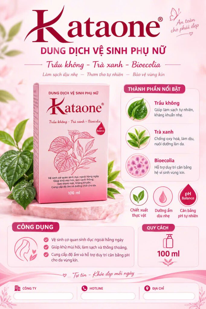 Dung dịch vệ sinh phụ nữ KATAONE 100ml